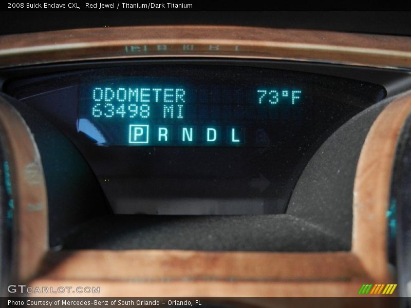 Red Jewel / Titanium/Dark Titanium 2008 Buick Enclave CXL