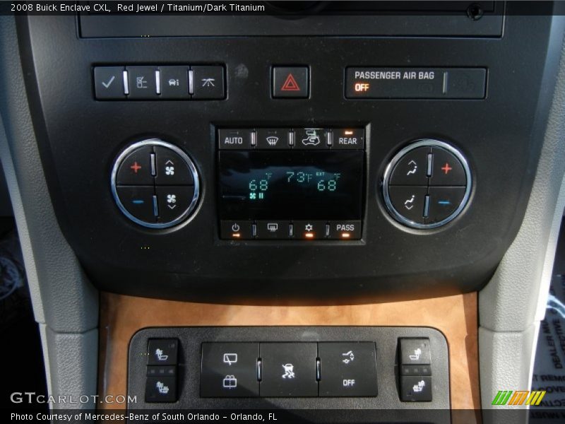Red Jewel / Titanium/Dark Titanium 2008 Buick Enclave CXL