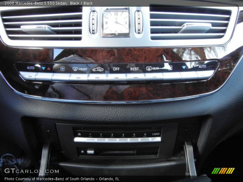 Black / Black 2008 Mercedes-Benz S 550 Sedan