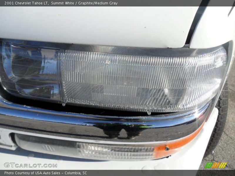 Summit White / Graphite/Medium Gray 2001 Chevrolet Tahoe LT