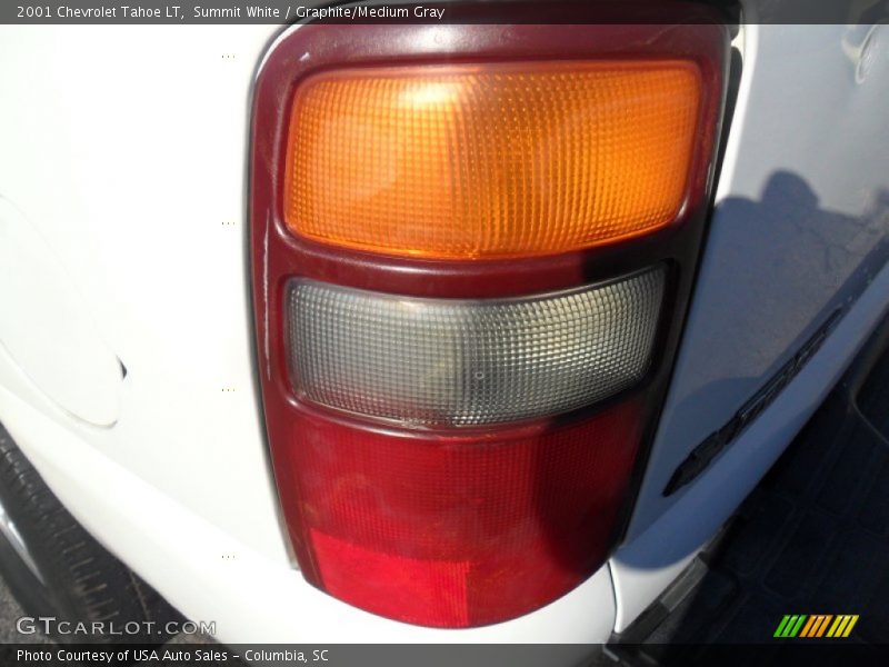 Summit White / Graphite/Medium Gray 2001 Chevrolet Tahoe LT