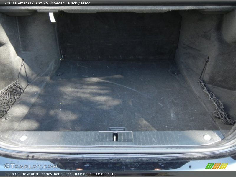 Black / Black 2008 Mercedes-Benz S 550 Sedan