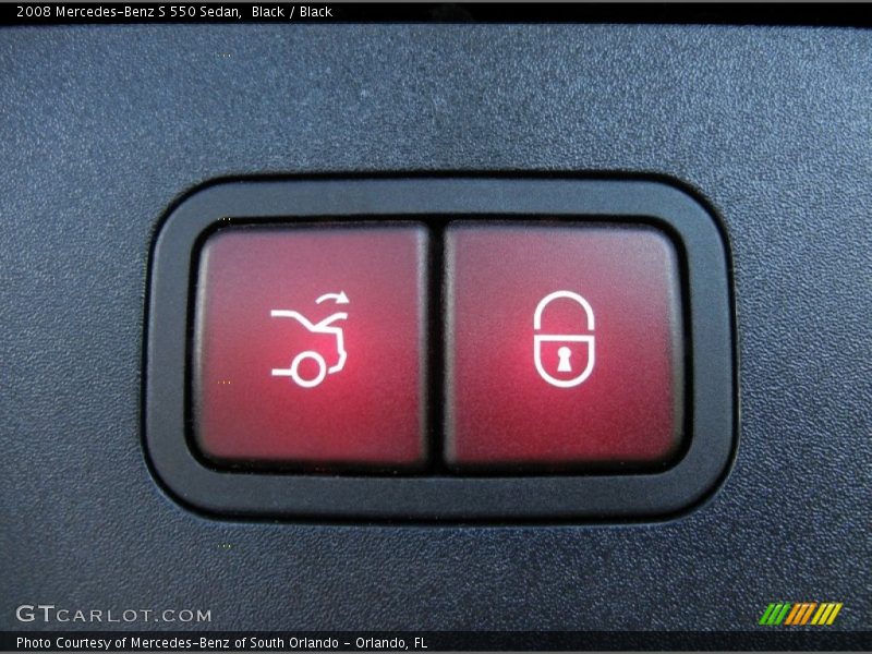 Black / Black 2008 Mercedes-Benz S 550 Sedan