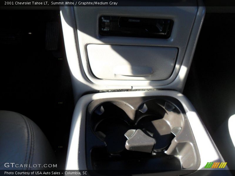 Summit White / Graphite/Medium Gray 2001 Chevrolet Tahoe LT