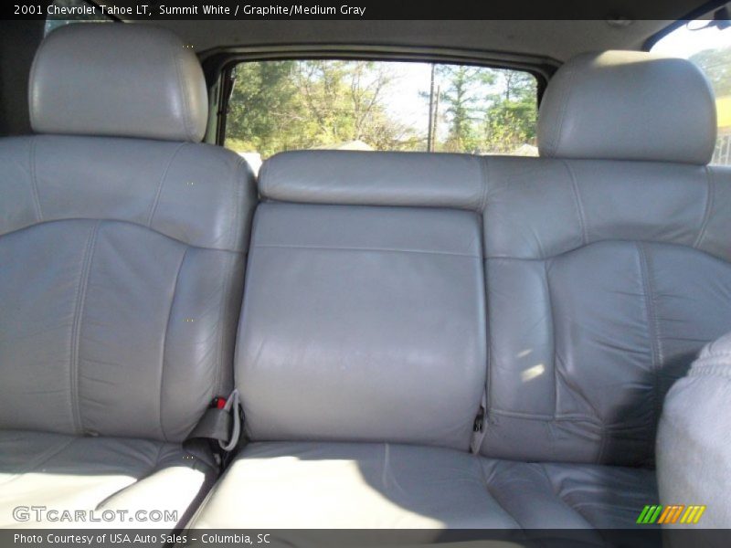 Summit White / Graphite/Medium Gray 2001 Chevrolet Tahoe LT