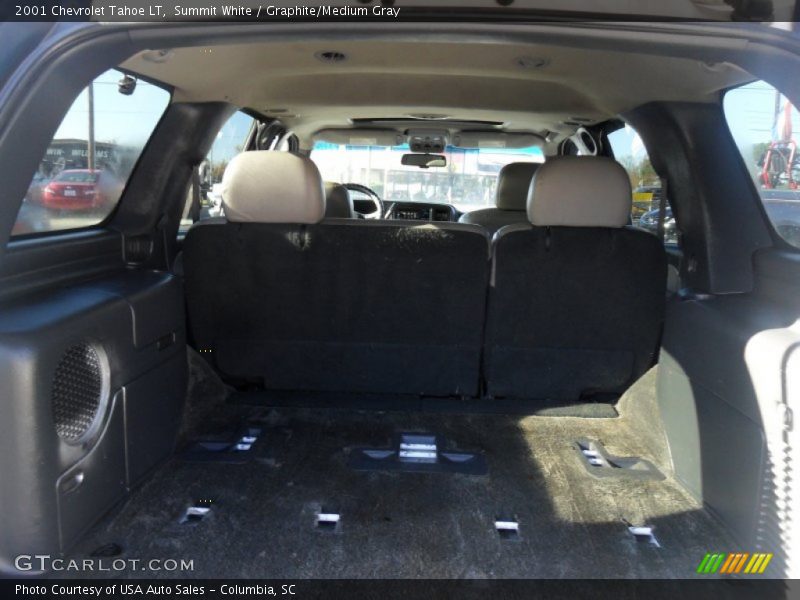 Summit White / Graphite/Medium Gray 2001 Chevrolet Tahoe LT