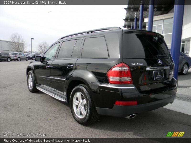 Black / Black 2007 Mercedes-Benz GL 450