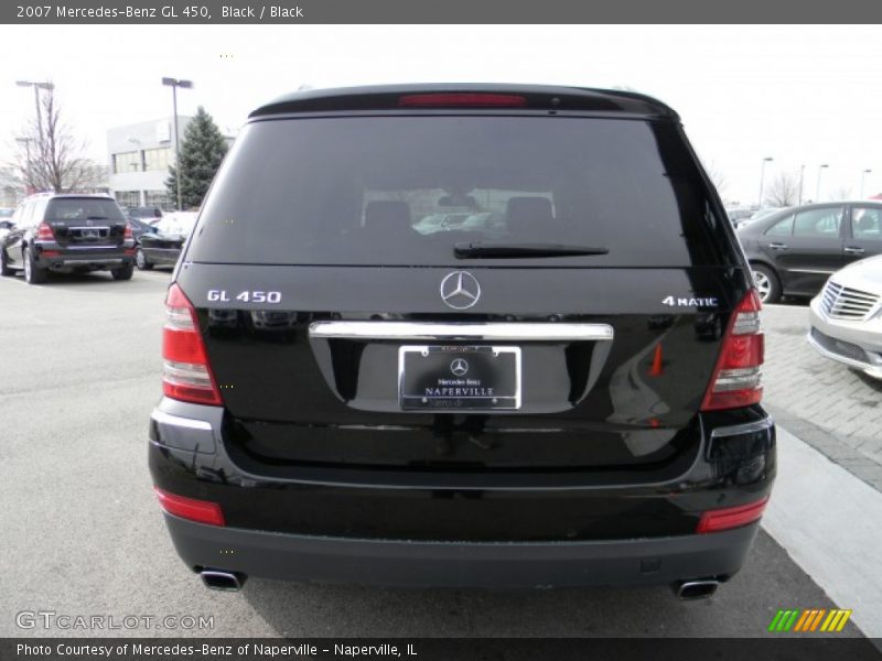 Black / Black 2007 Mercedes-Benz GL 450