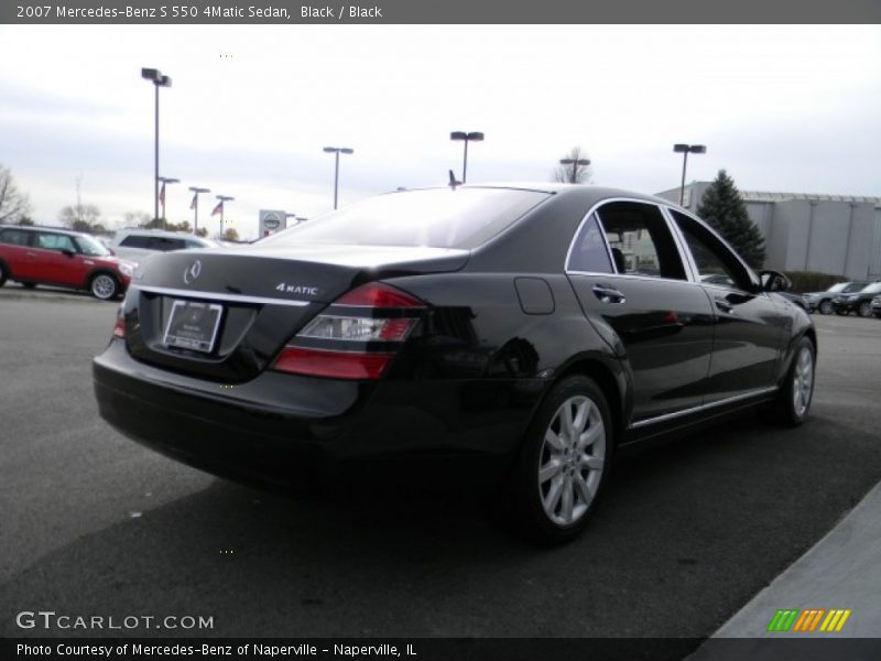 Black / Black 2007 Mercedes-Benz S 550 4Matic Sedan