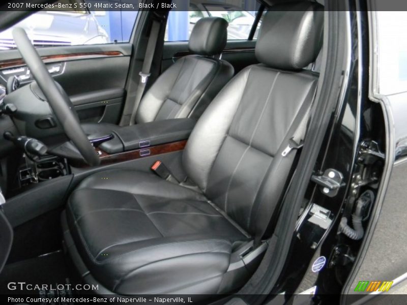 Black / Black 2007 Mercedes-Benz S 550 4Matic Sedan