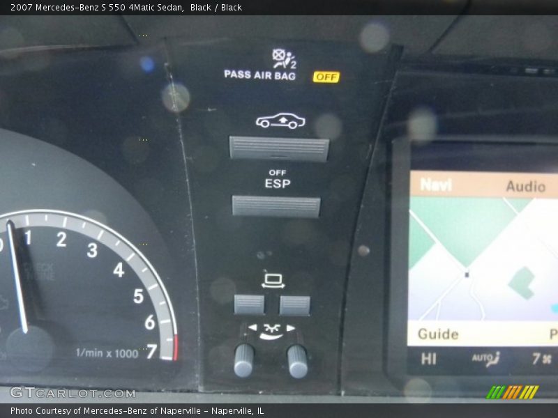 Black / Black 2007 Mercedes-Benz S 550 4Matic Sedan