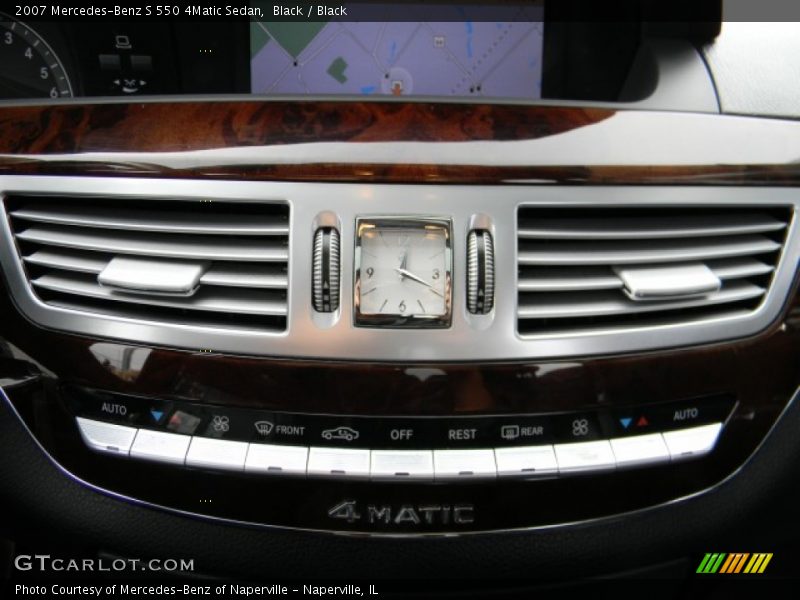 Black / Black 2007 Mercedes-Benz S 550 4Matic Sedan