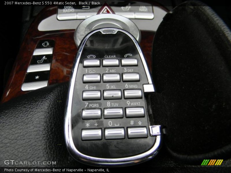 Black / Black 2007 Mercedes-Benz S 550 4Matic Sedan
