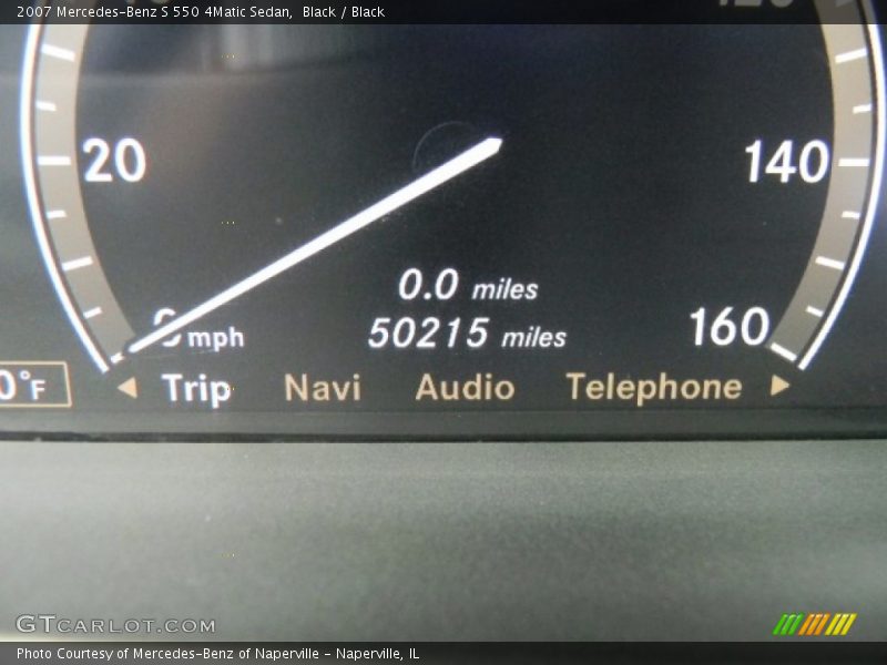 Black / Black 2007 Mercedes-Benz S 550 4Matic Sedan