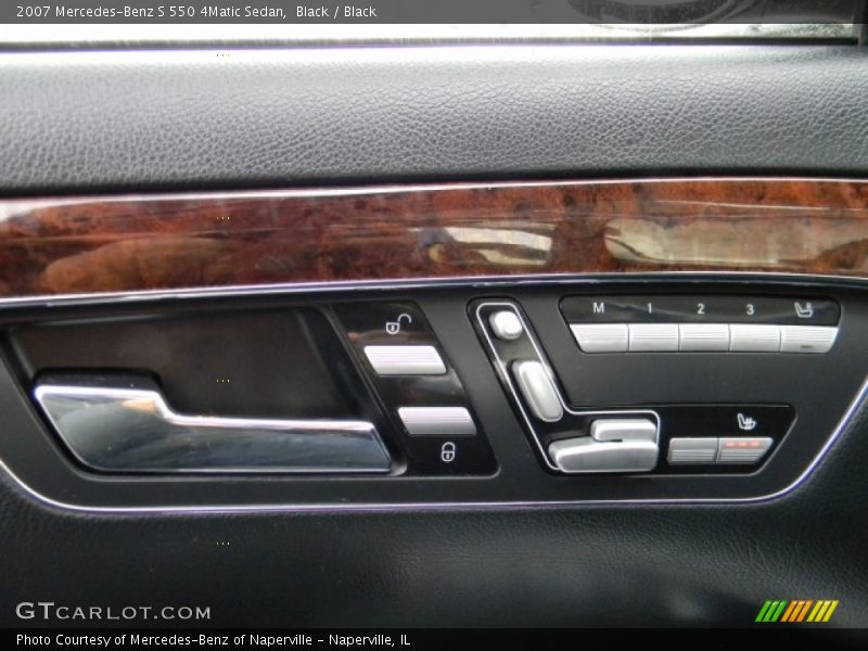 Black / Black 2007 Mercedes-Benz S 550 4Matic Sedan