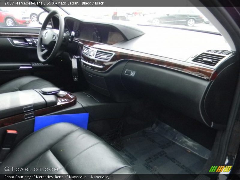 Black / Black 2007 Mercedes-Benz S 550 4Matic Sedan