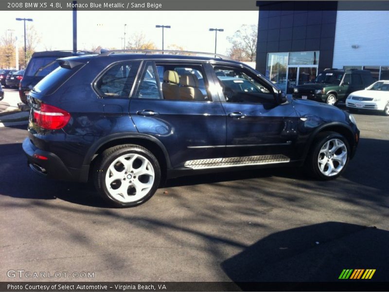 Monaco Blue Metallic / Sand Beige 2008 BMW X5 4.8i