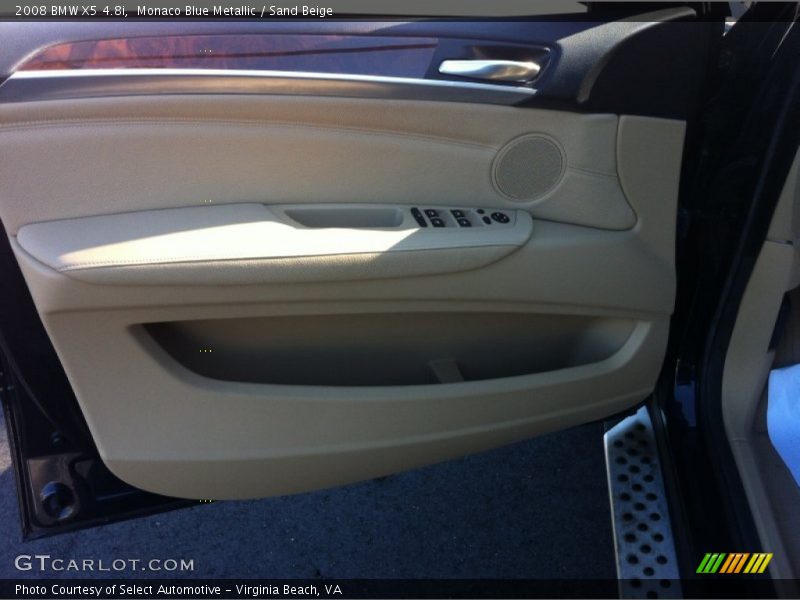 Monaco Blue Metallic / Sand Beige 2008 BMW X5 4.8i