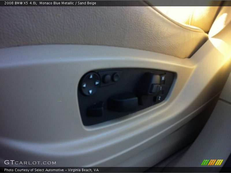 Monaco Blue Metallic / Sand Beige 2008 BMW X5 4.8i