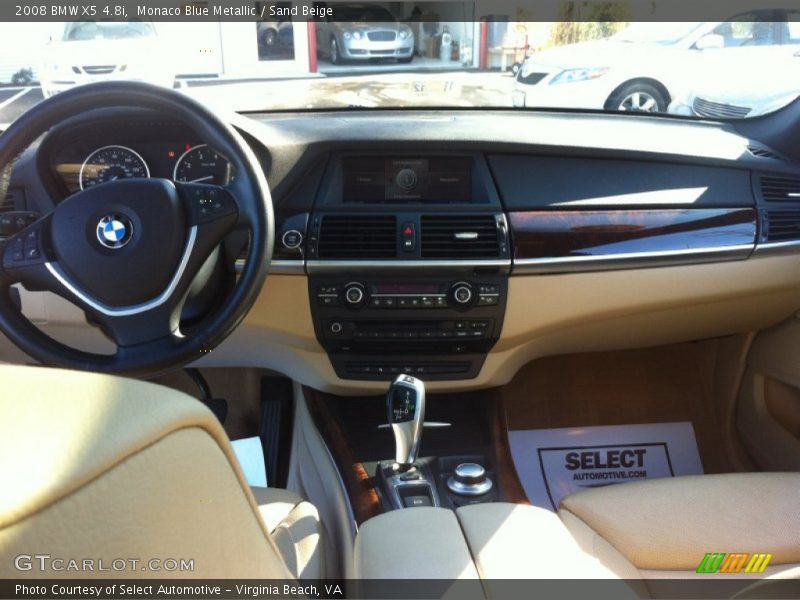 Monaco Blue Metallic / Sand Beige 2008 BMW X5 4.8i