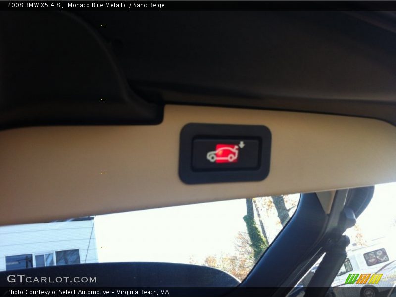 Monaco Blue Metallic / Sand Beige 2008 BMW X5 4.8i