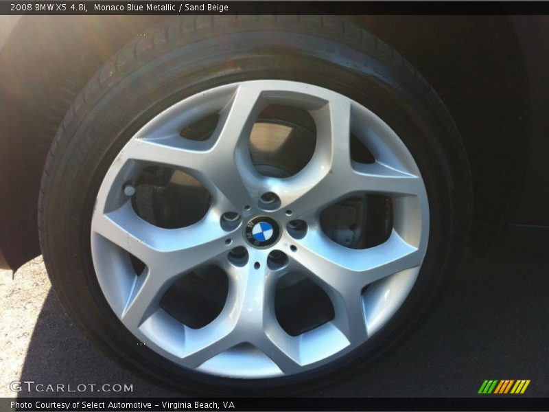 Monaco Blue Metallic / Sand Beige 2008 BMW X5 4.8i