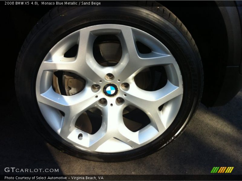 Monaco Blue Metallic / Sand Beige 2008 BMW X5 4.8i