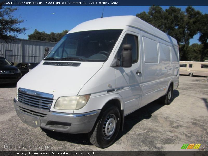 Arctic White / Gray 2004 Dodge Sprinter Van 2500 High Roof Commercial