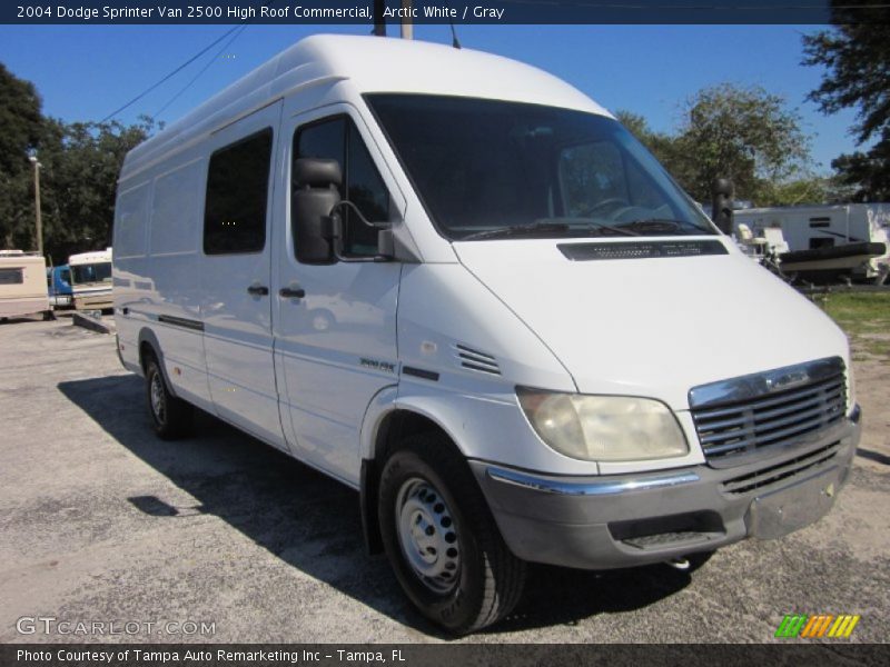 Front 3/4 View of 2004 Sprinter Van 2500 High Roof Commercial