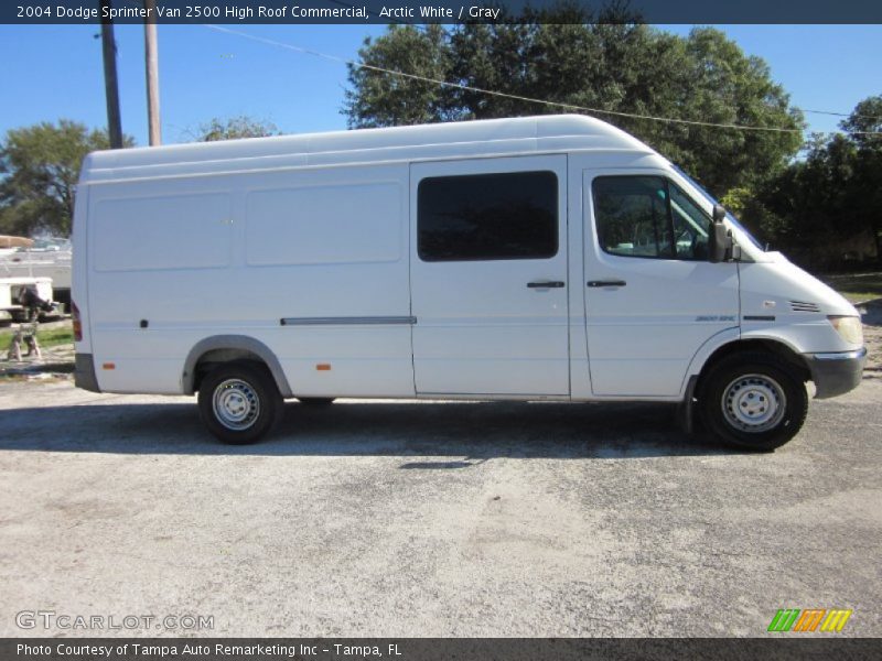 Arctic White / Gray 2004 Dodge Sprinter Van 2500 High Roof Commercial