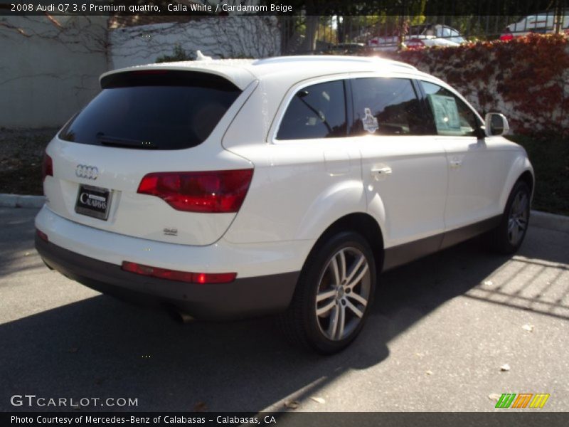 Calla White / Cardamom Beige 2008 Audi Q7 3.6 Premium quattro