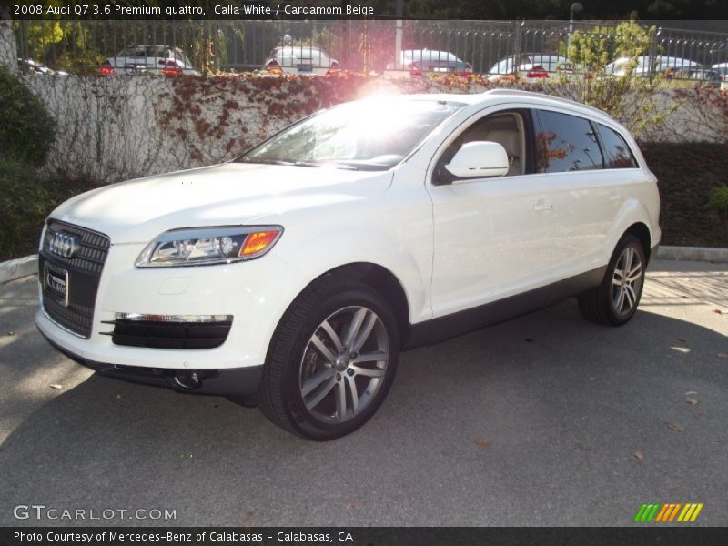 Calla White / Cardamom Beige 2008 Audi Q7 3.6 Premium quattro