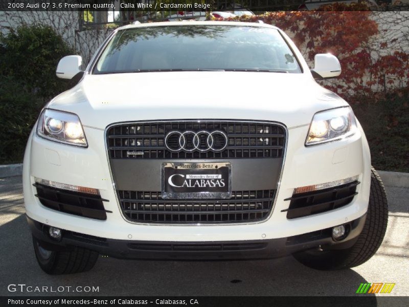 Calla White / Cardamom Beige 2008 Audi Q7 3.6 Premium quattro