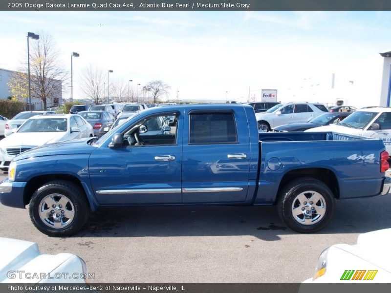  2005 Dakota Laramie Quad Cab 4x4 Atlantic Blue Pearl