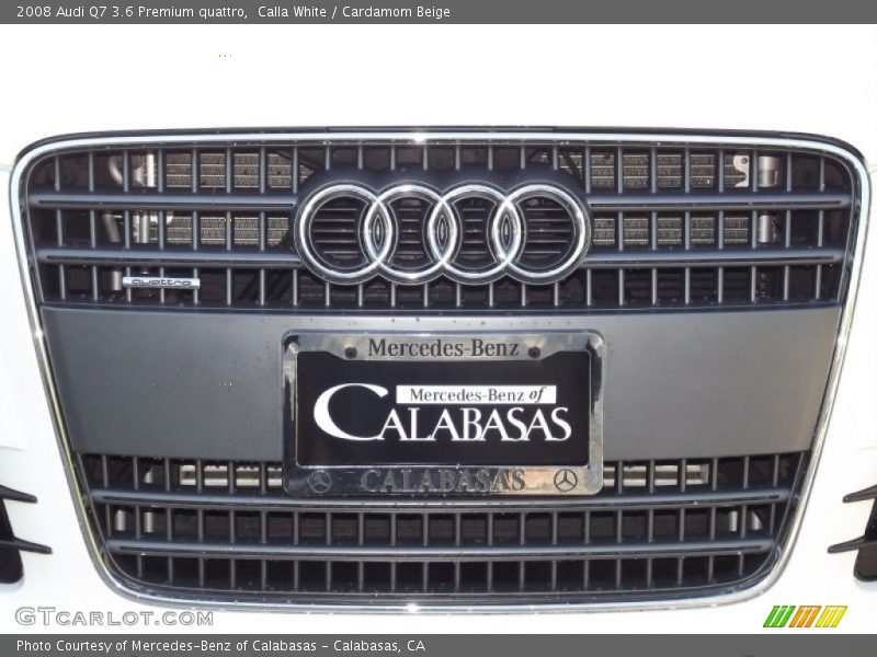 Calla White / Cardamom Beige 2008 Audi Q7 3.6 Premium quattro