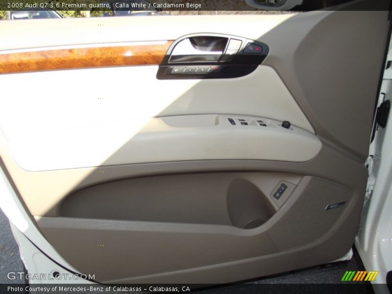 Calla White / Cardamom Beige 2008 Audi Q7 3.6 Premium quattro