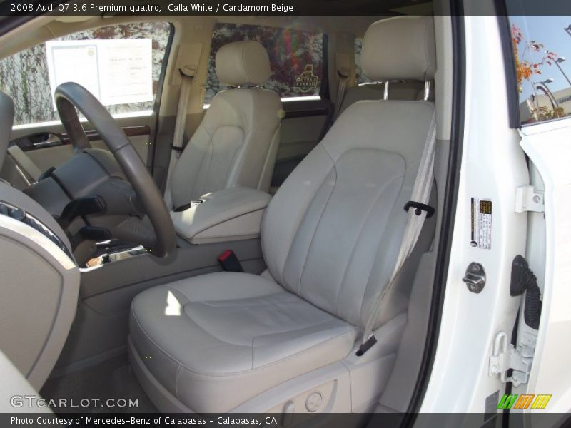 Calla White / Cardamom Beige 2008 Audi Q7 3.6 Premium quattro