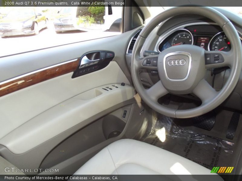 Calla White / Cardamom Beige 2008 Audi Q7 3.6 Premium quattro