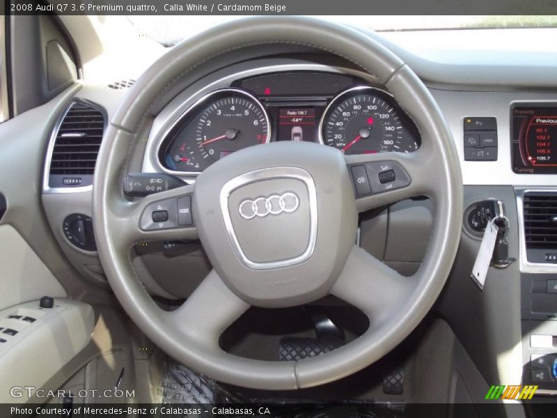 Calla White / Cardamom Beige 2008 Audi Q7 3.6 Premium quattro