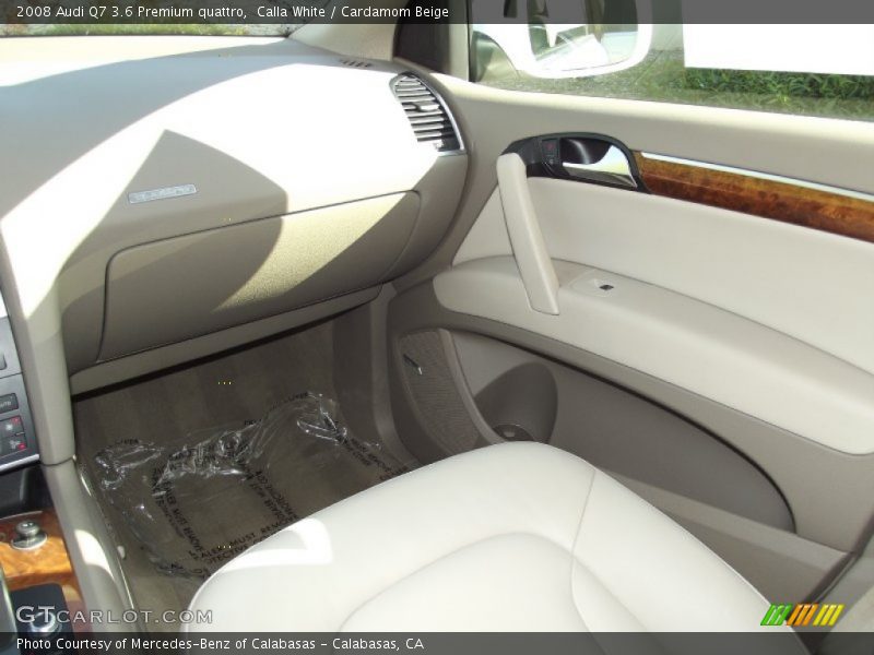 Calla White / Cardamom Beige 2008 Audi Q7 3.6 Premium quattro