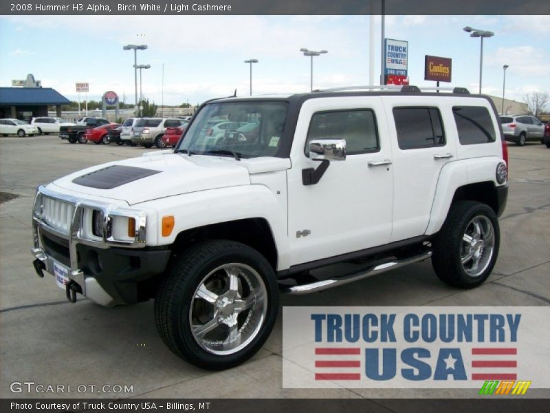 Birch White / Light Cashmere 2008 Hummer H3 Alpha