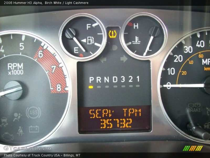 Birch White / Light Cashmere 2008 Hummer H3 Alpha