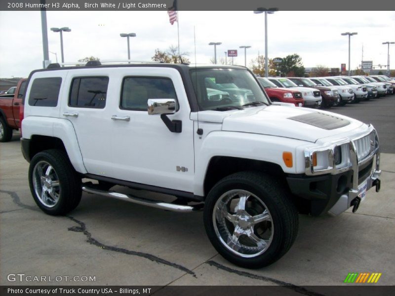 Birch White / Light Cashmere 2008 Hummer H3 Alpha