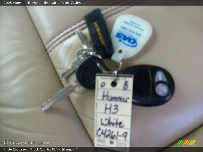 Birch White / Light Cashmere 2008 Hummer H3 Alpha