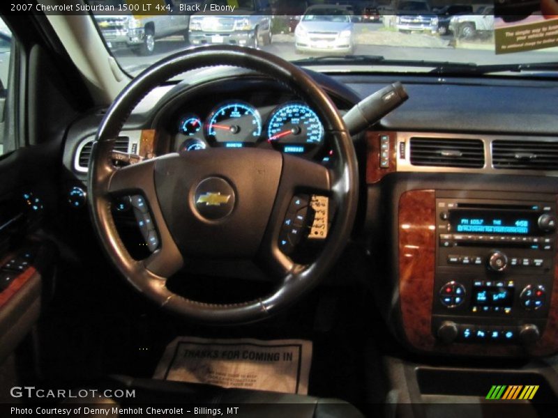 Black / Ebony 2007 Chevrolet Suburban 1500 LT 4x4