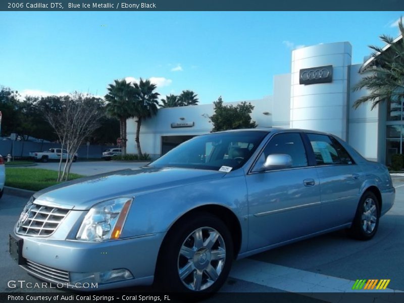Blue Ice Metallic / Ebony Black 2006 Cadillac DTS