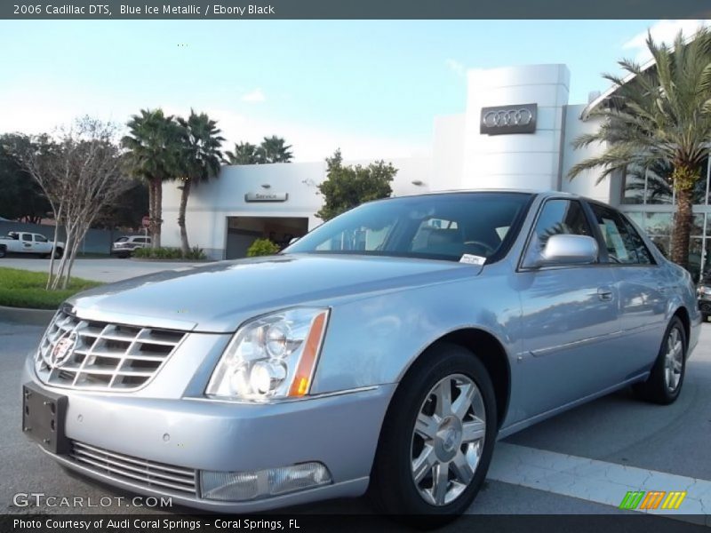 Blue Ice Metallic / Ebony Black 2006 Cadillac DTS
