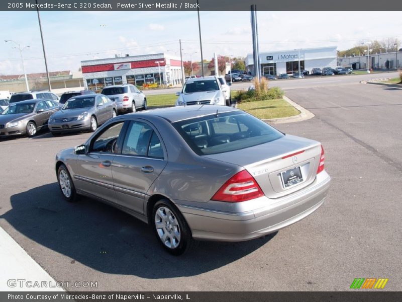 Pewter Silver Metallic / Black 2005 Mercedes-Benz C 320 Sedan