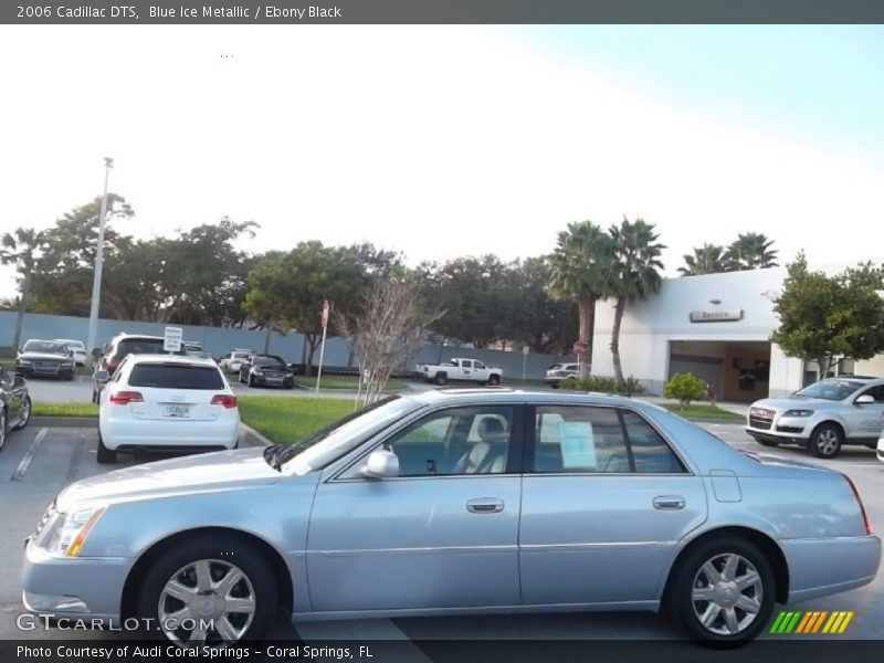 Blue Ice Metallic / Ebony Black 2006 Cadillac DTS