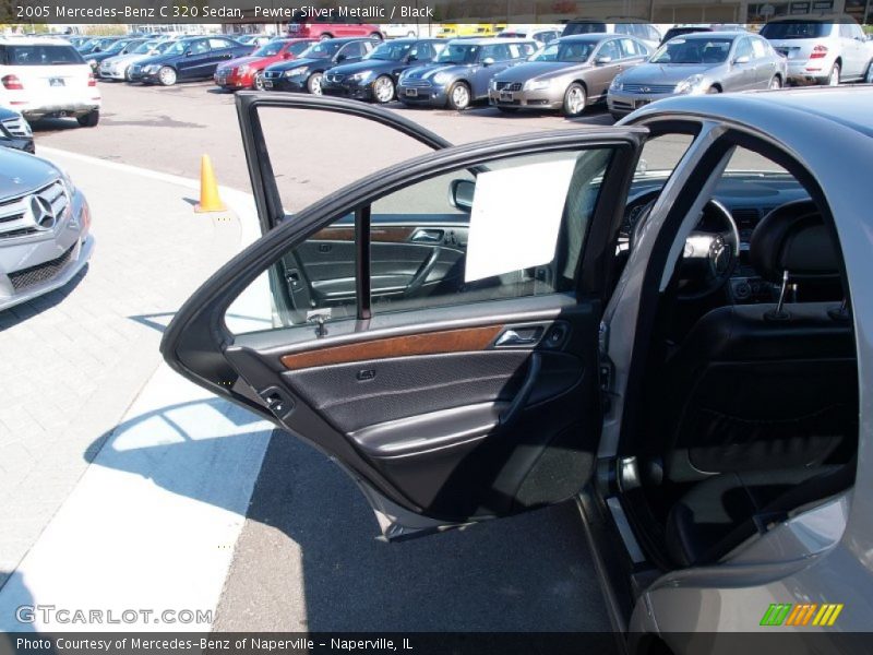 Pewter Silver Metallic / Black 2005 Mercedes-Benz C 320 Sedan